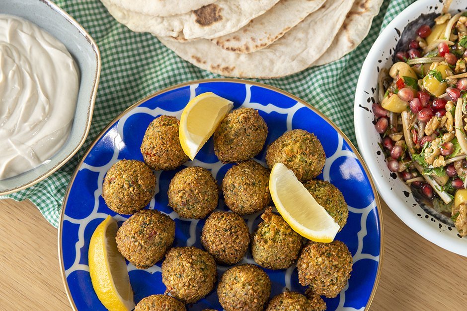 Orijinal Falafel ve Zeytin Salatası