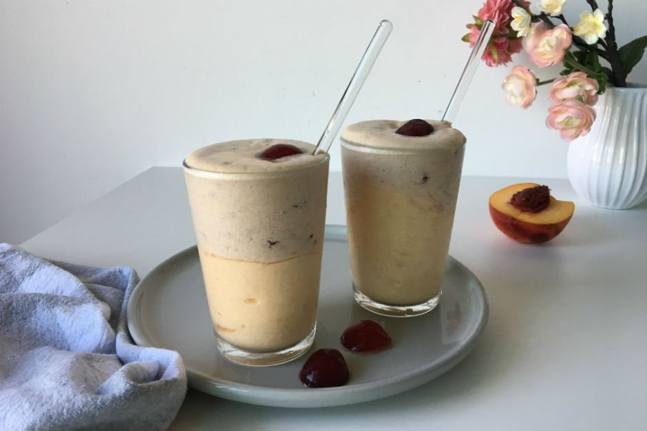 Şeftali ve Kirazlı Smoothie