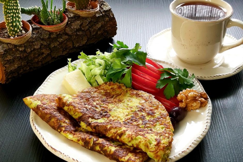 Yulaflı Kabaklı Omlet