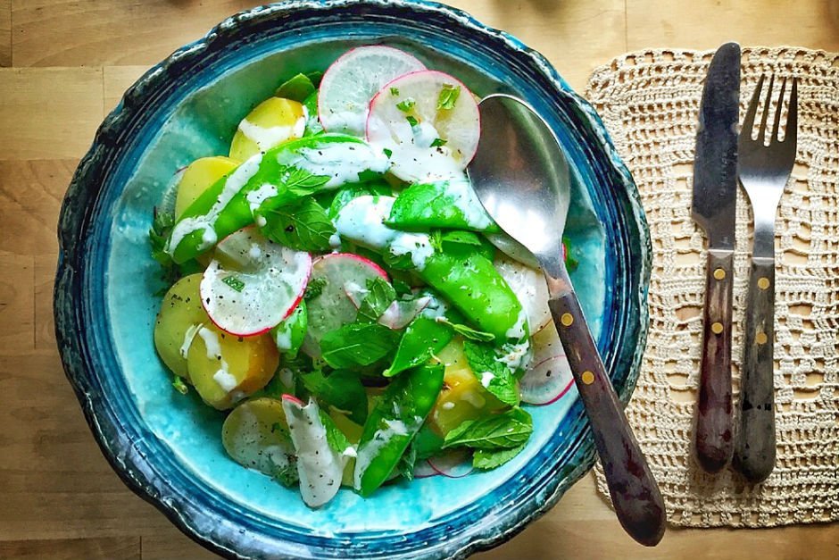 Sultani Bezelyeli Patates Salatası