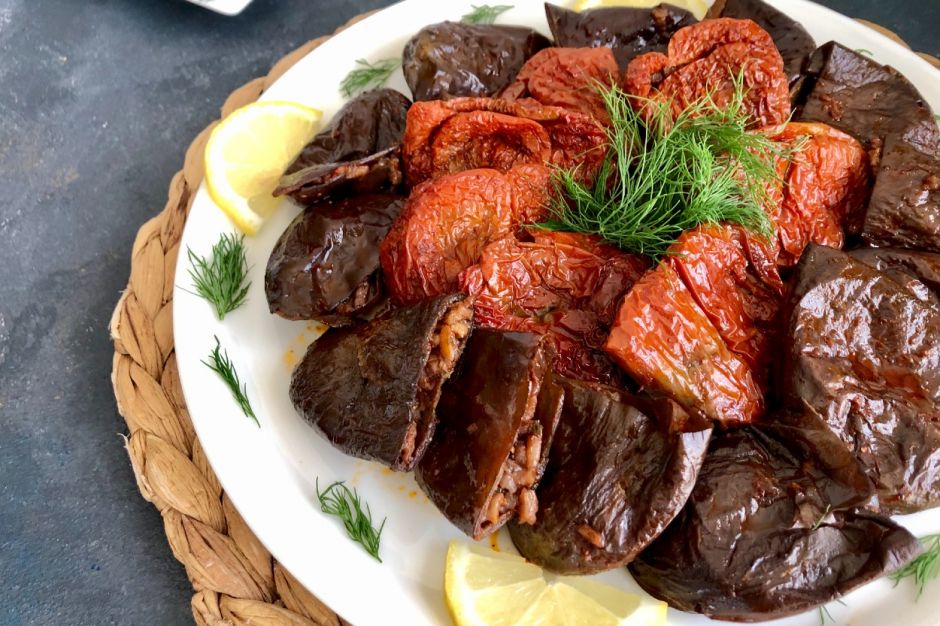 Zeytinyağlı Ekşili Kuru Dolma