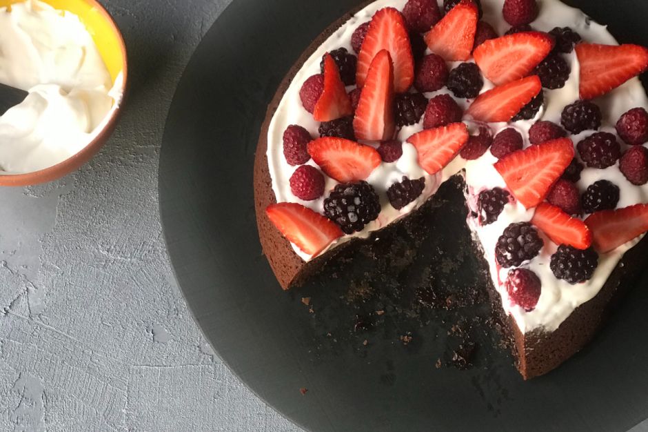 Brownie Berry Pizza