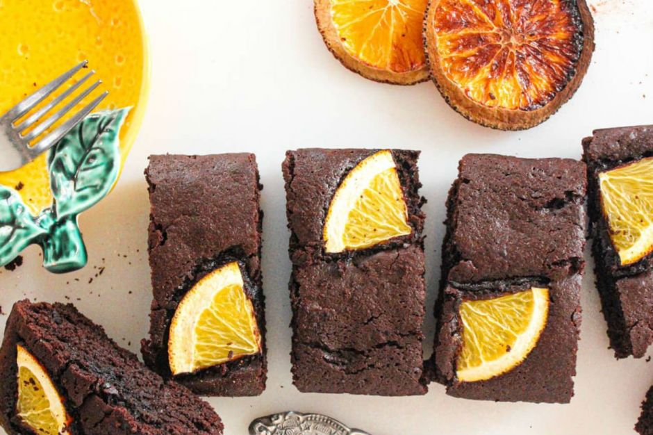 Portakallı Fit Brownie