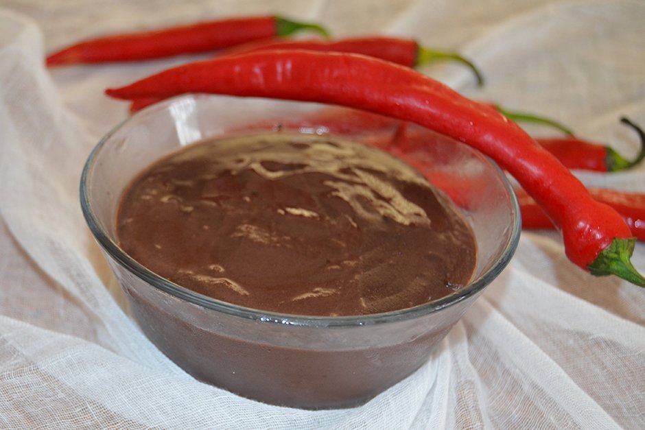 Chili Biberli Çikolatalı Puding