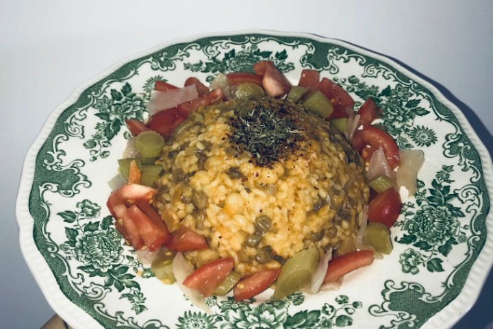 Mercimekli, Nohutlu Bulgur Pilavı