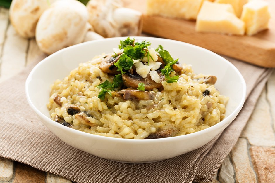 Mantarlı Risotto