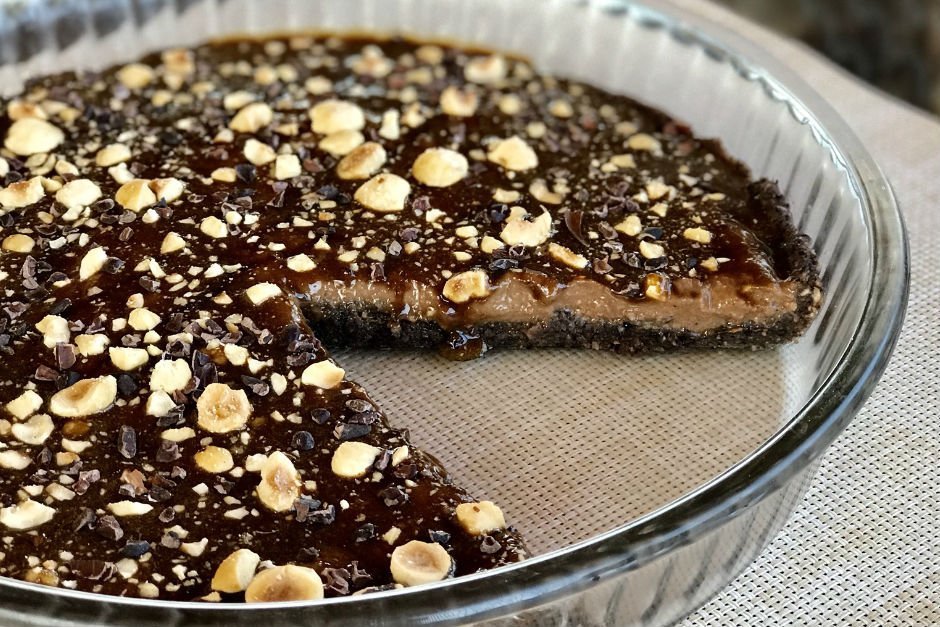 Glutensiz Fıstık Ezmeli Tart