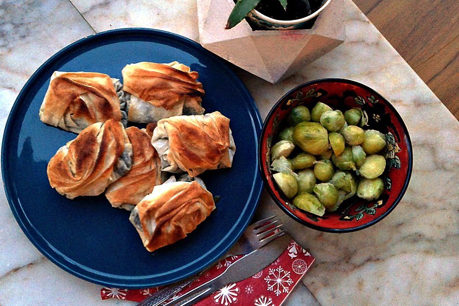 Ispanaklı Midye Börek