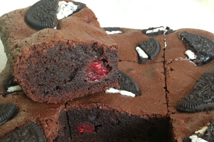 Frambuazlı Çikolatalı Brownie