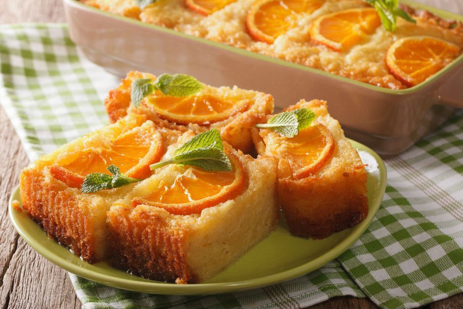 Portakallı İrmik Keki