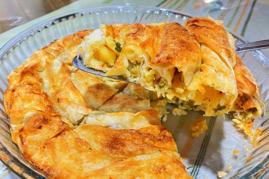 Yufkadan Patatesli Börek