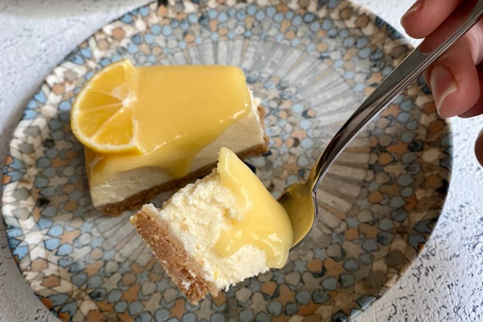 Ev Yapımı Limonlu Cheesecake