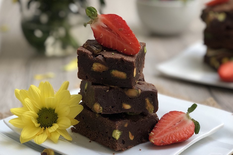 Antep Fıstıklı Brownie