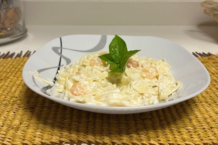 Karidesli Fettuccine Alfredo