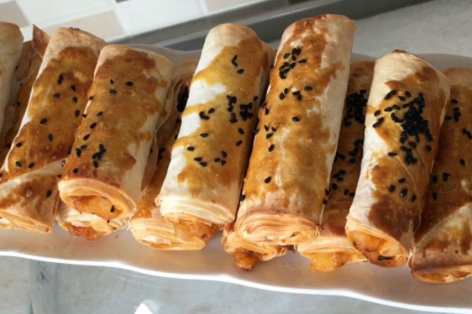 Patatesli Çıtır Rulo Börek