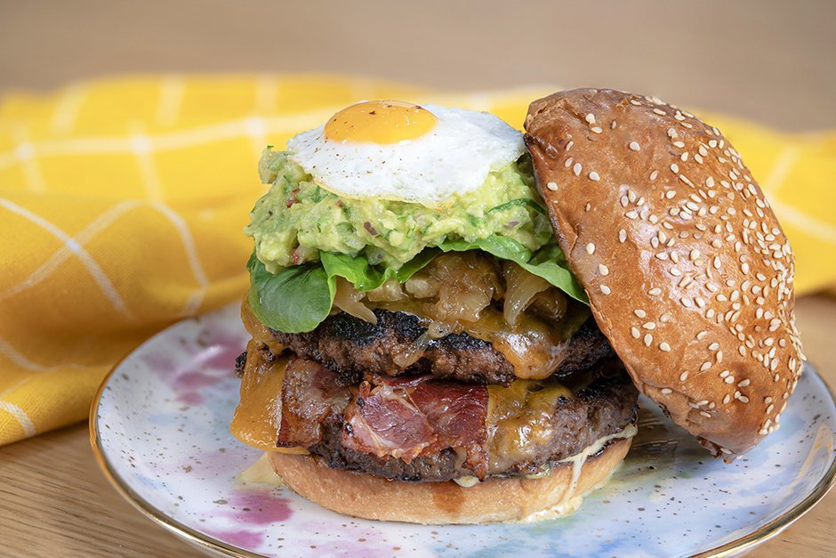 Guacamole Soslu Hamburger