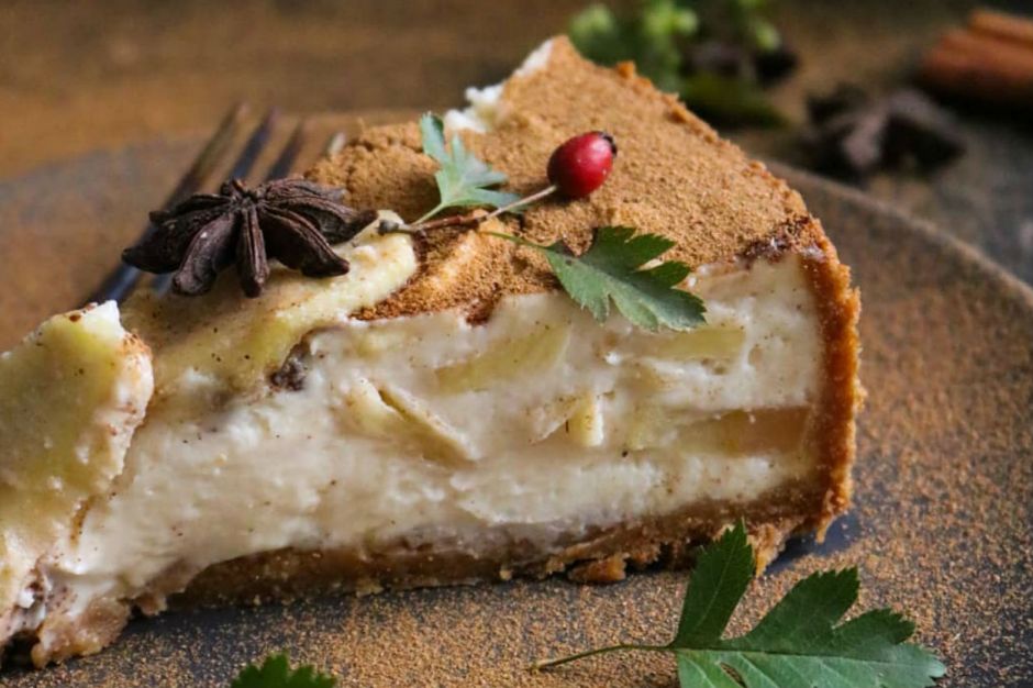 Elmalı ve Tarçınlı Cheesecake