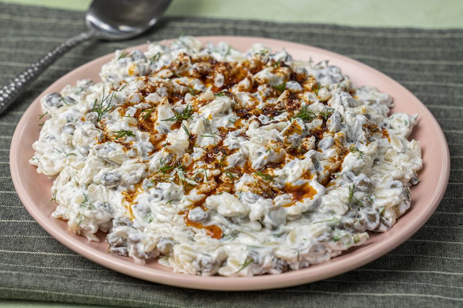 Yoğurtlu Yeşil Mercimek Salatası