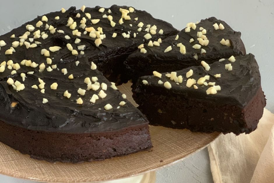 Şekersiz Vegan Çikolatalı Browni