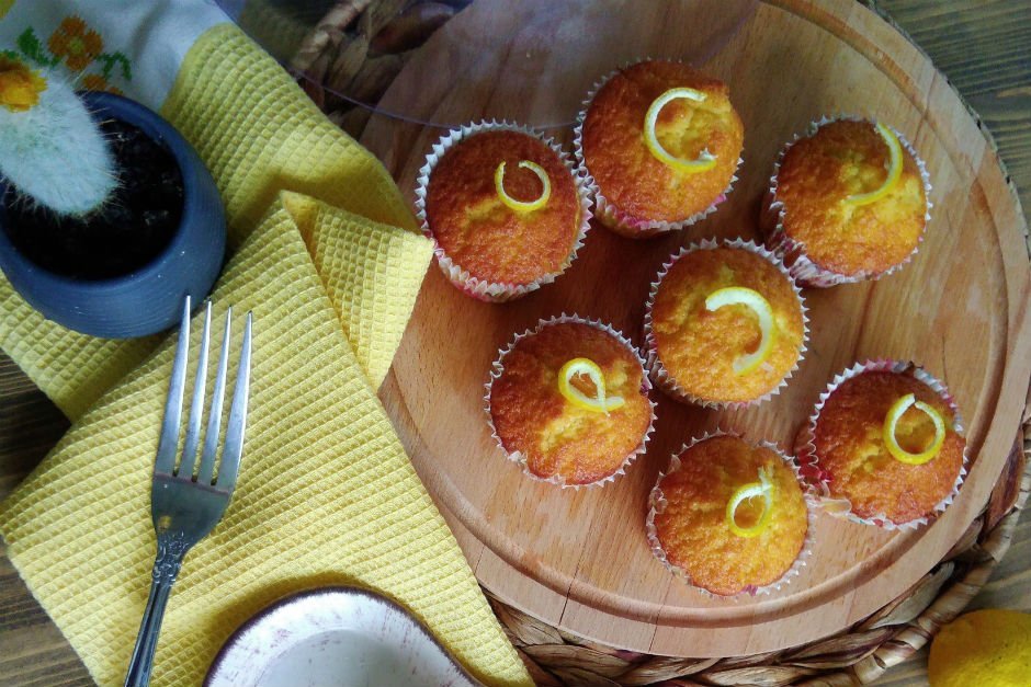 Limonlu ve Portakallı Muffin