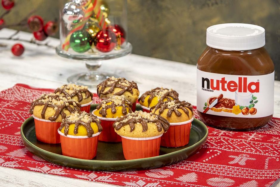 Nutella’lı 3’lü Mini Muffinler