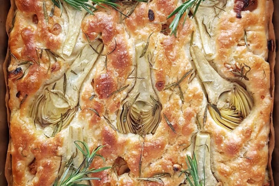 Enginarlı Foccacia