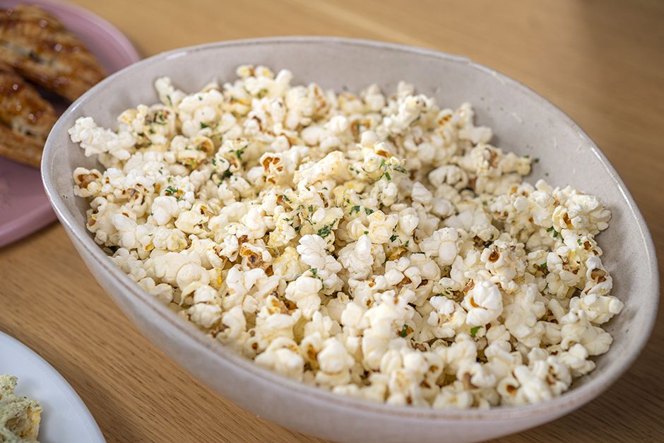 Parmesanlı Popcorn