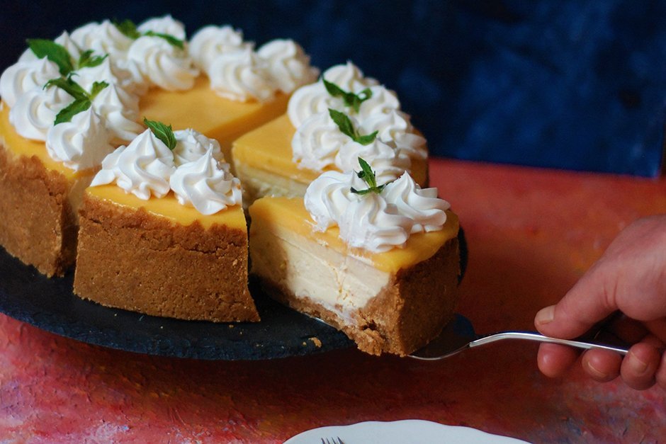 Limonlu Soslu Cheesecake