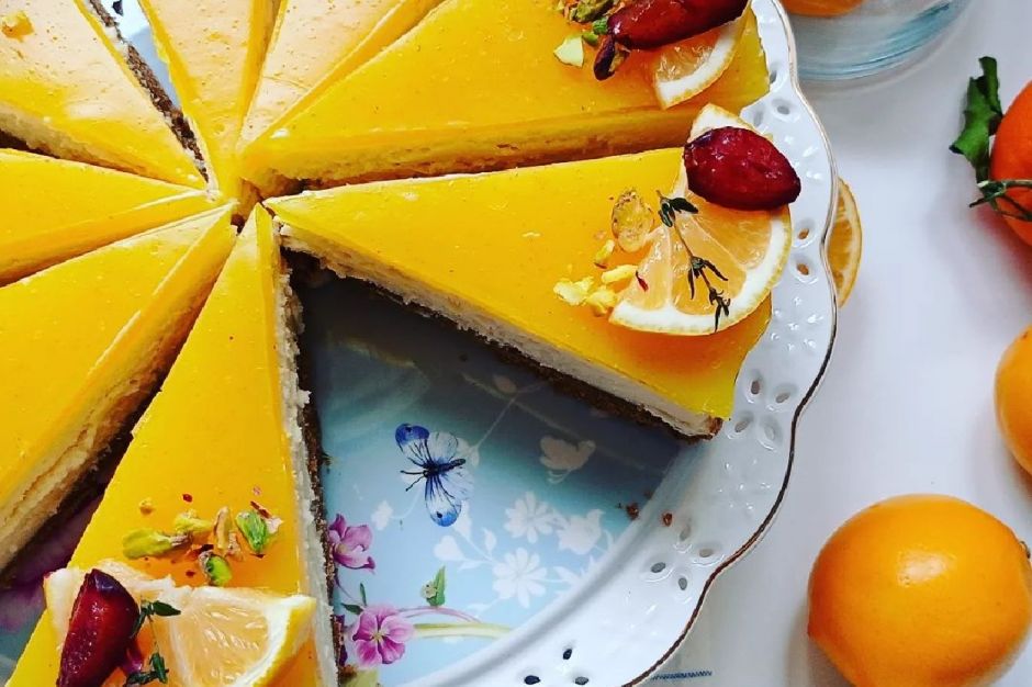 Ev Yapımı Kolay Limonlu Cheesecake