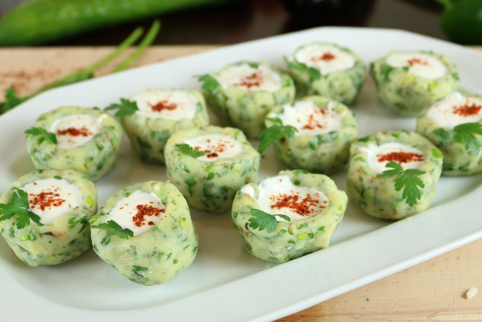 Yoğurtlu Patates Çanakları