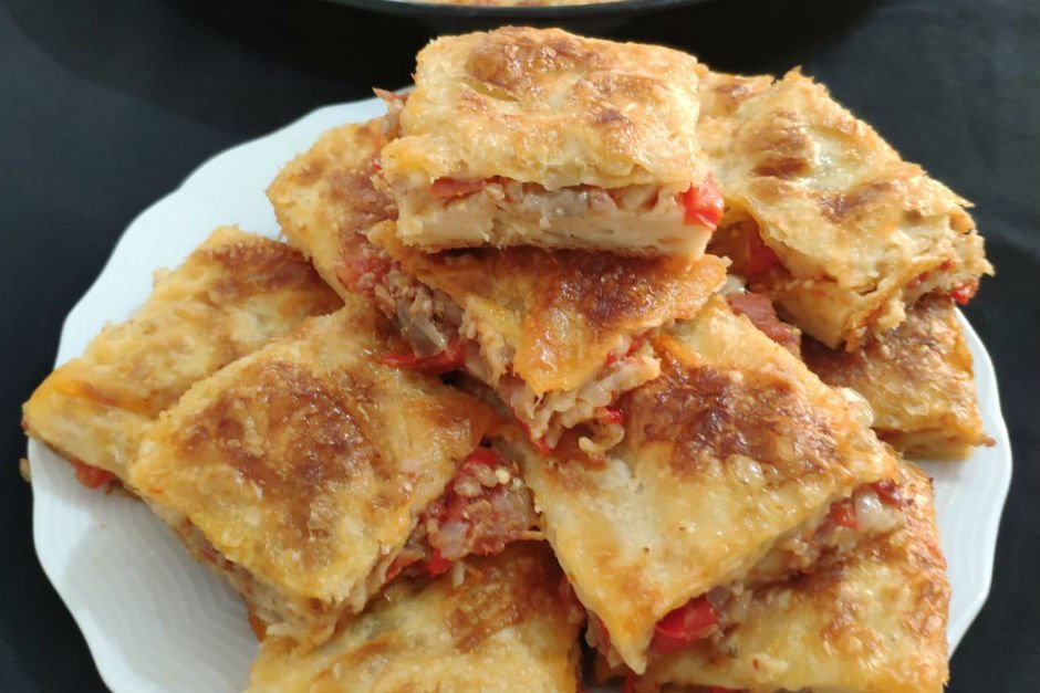 Patlıcanlı Kıymalı Börek