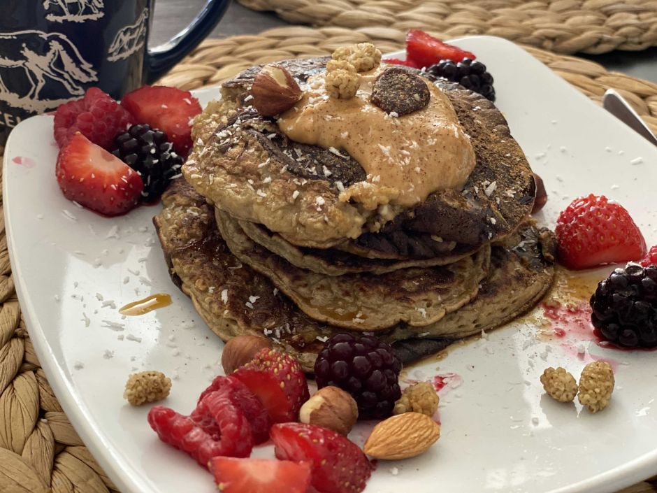 Yulaflı Muzlu Pancake